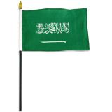 Saudi Arabia flag 4 x 6 inch