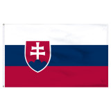 Slovakia 5ft x 8ft Nylon Flag