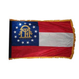 Georgia Flag 4ft x 6ft Nylon Indoor