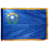 Nevada flag 4 x 6 feet nylon-Indoor: Add Pole Hem and Fringe