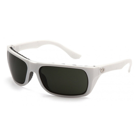 Venture Gear Ocoee Safety Glasses - Ice Blue Anti-Fog Lens - White Frame