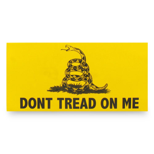 Gadsden Patch (Don't Tread On Me) - Single - 3.5 x 2.25