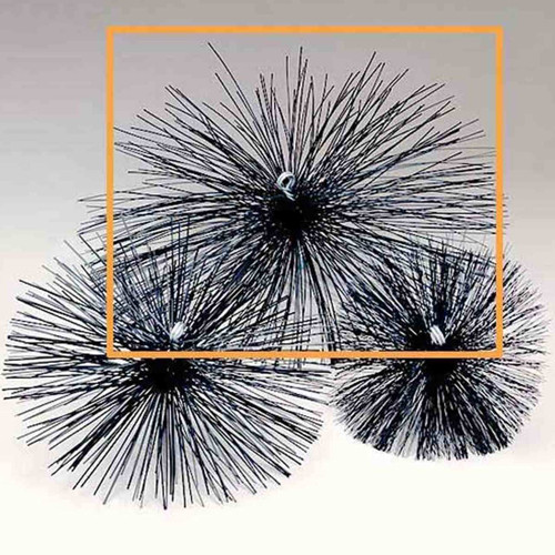 Rutland 6 Round Poly Chimney Brush