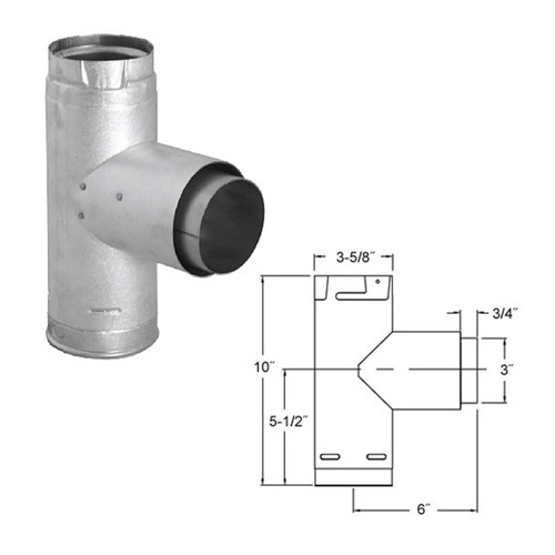 3 Inch Pellet Stove Pipe - Duravent Stove Pipe