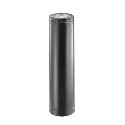 4''x6 5/8'' DirectVent Pro 36'' Black Chimney Pipe-46DVA-36B