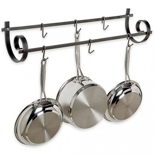 Hanging Pot Rack - Steel Utensil Holder