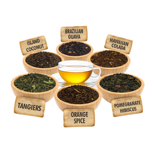 Sample exotic teas