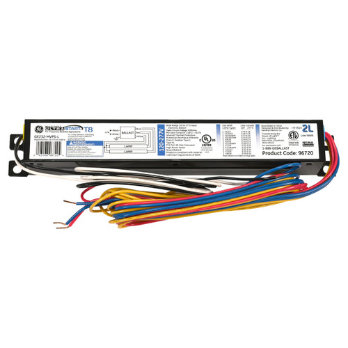 Programmed Start Electronic Ballasts, 120-277 volts, 50/60hz, 2Lamp Programmed Start Electronic Ballasts, 120-277 volts, 50/60hz, 2Lamp