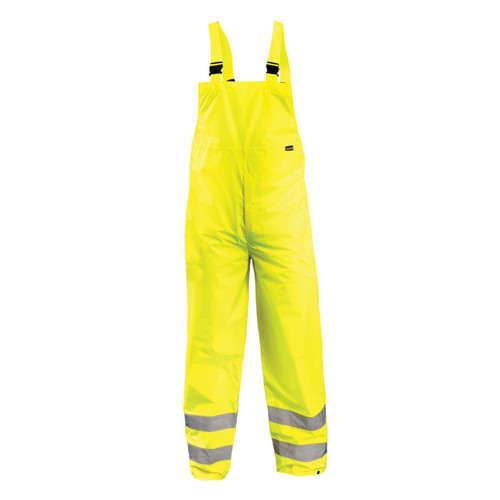 OccuNomix Class E High-Vis Breathable Rain Bibs - LUX-TRBIB