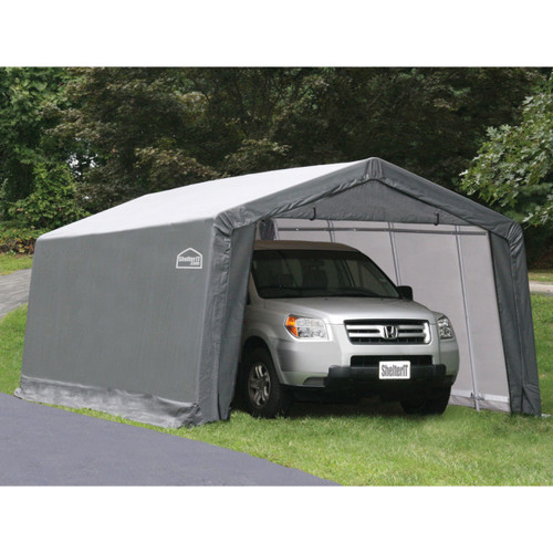 8' x 8' Portable Garage Outdoor Storage-Gray