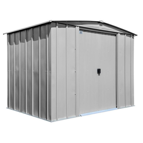 Arrow Classic Steel Storage Shed, 8x4, Charcoal 