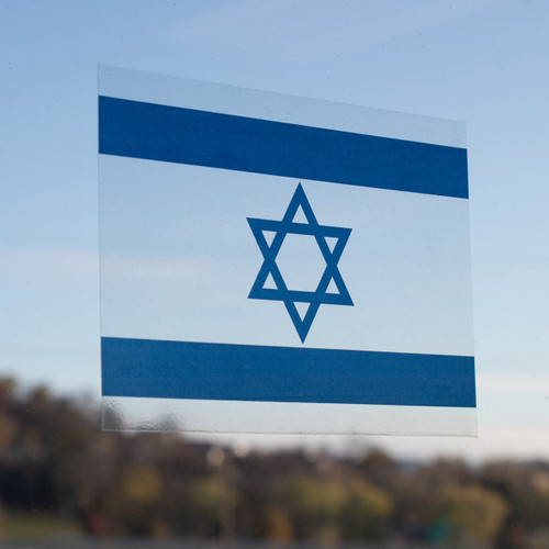 Israel Flag Window Cling