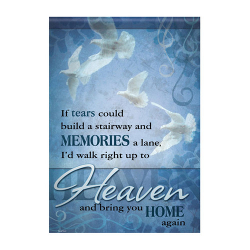 Tears and Memories Bereavement Garden Flag