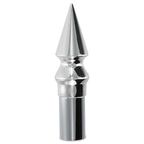 3.5-In. Silver Metal Round Spear Finial