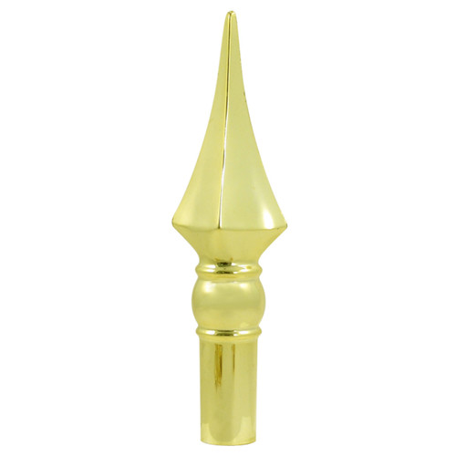 Golden ABS Plastic Spear for Oak Pole
