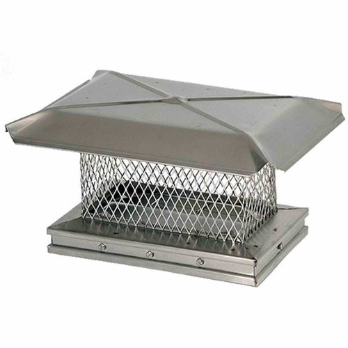 10'' x 17'' Gelco Stainless Steel Chimney Cap - 13315