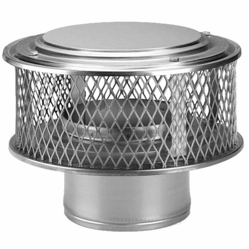 7'' Round HomeSaver Pro 304-SS Stainless Guardian Cap