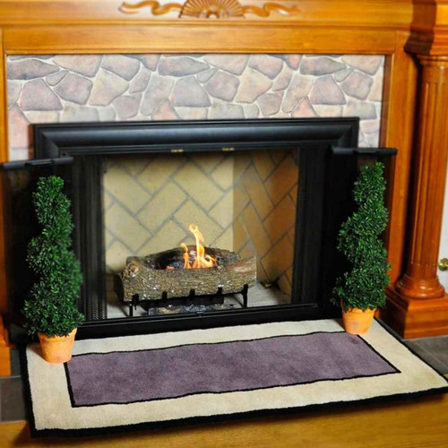 56'' Rectangle Dusk Contemporary II Fireplace Rug