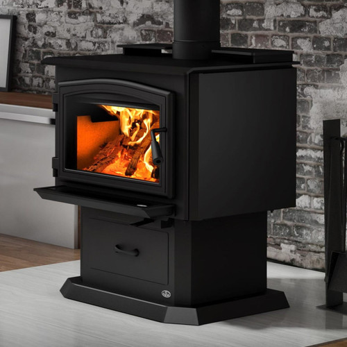 Osburn 2000 Metallic Black EPA Wood Stove with Blower