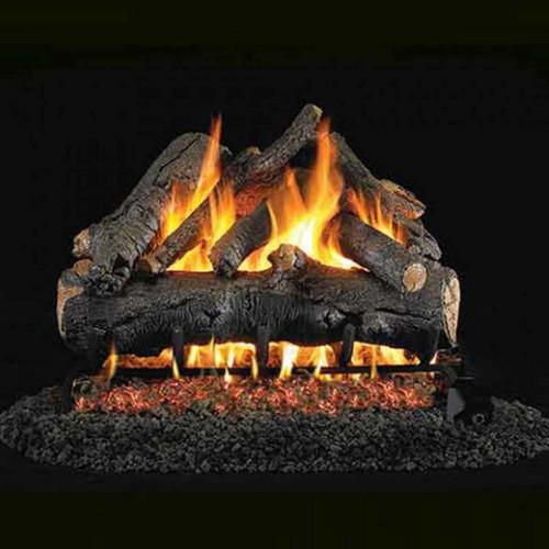 30" Peterson Real Fyre Vented American Oak Gas Logs - Logs Only