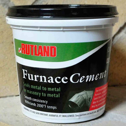 Black Furnace Cement - 1 Qt.