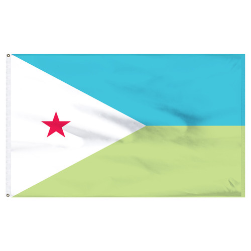 2-Ft. x 3-Ft. Djibouti Nylon Flag