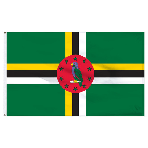 2-Ft. x 3-Ft. Dominica Nylon Flag