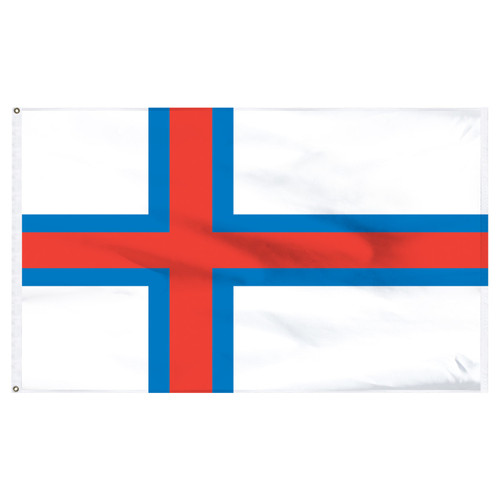 2-Ft. x 3-Ft. Faroe Islands Nylon Flag