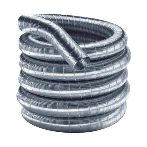 5 1/2'' x 25' DuraFlex 304 Stainless Steel Chimney Liner - 55DF304-25