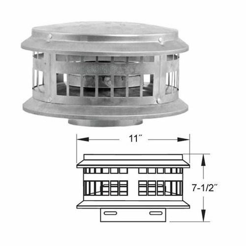 5 1/2'' DuraFlexAL Cap - 55DFA-VC