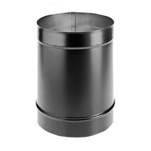 6'' x 12'' DuraBlack Single-Wall Black Stove Pipe