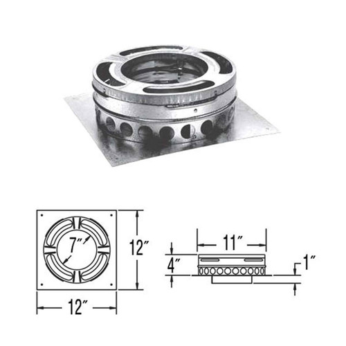 7'' DuraPlus Base Plate - 7DP-BP