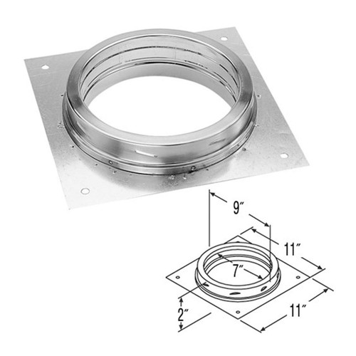 7" DuraTech Anchor Plate - 7DT-AP