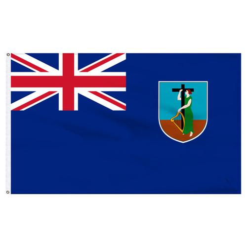 3-Ft. x 5-Ft. Montserrat Nylon Flag