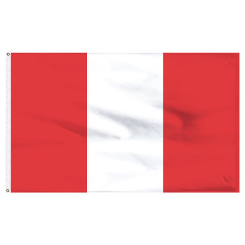 3-Ft. x 5-Ft. Peru Nylon Civil Flag