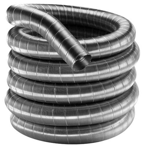 8" DuraFlexAL 50' Aluminum Gas Chimney Liner - 8DFA-50