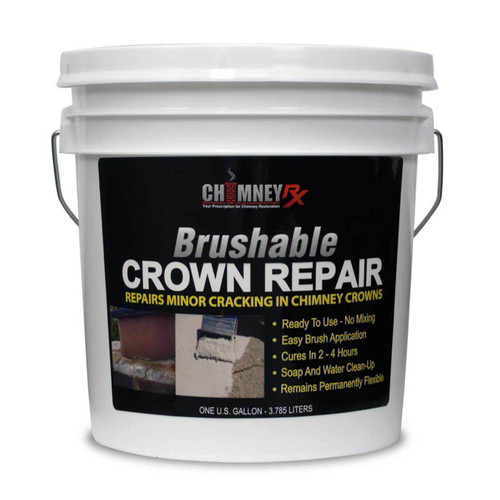 ChimneyRx Brushable Masonry Fireplace Crown Repair - 1 Gallon