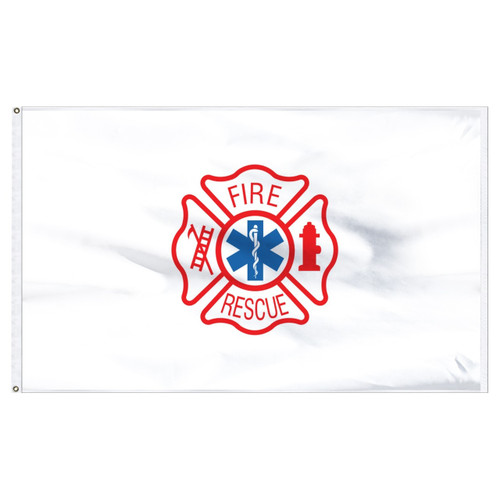 Fire Rescue Flag 3ft x 5ft Nylon