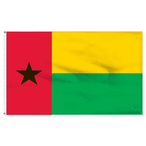 4-Ft. x 6-Ft. Guinea-Bissau Nylon Flag