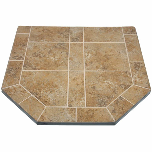 African Safari 40" x 40" Double Cut Hearth Pad