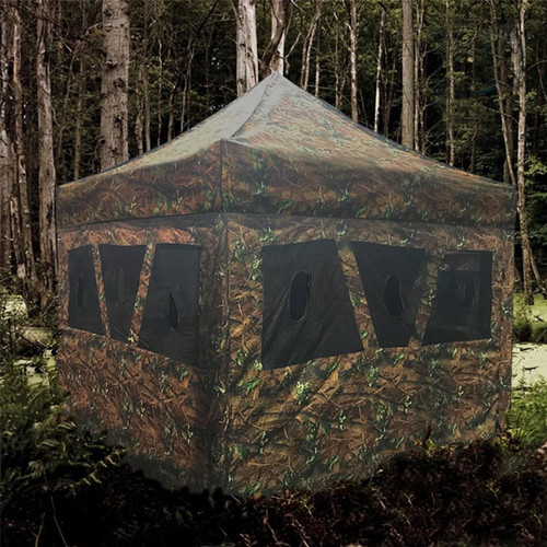 8' X 8' Hunting Blind & Instant Pop Up Tent - Camo
