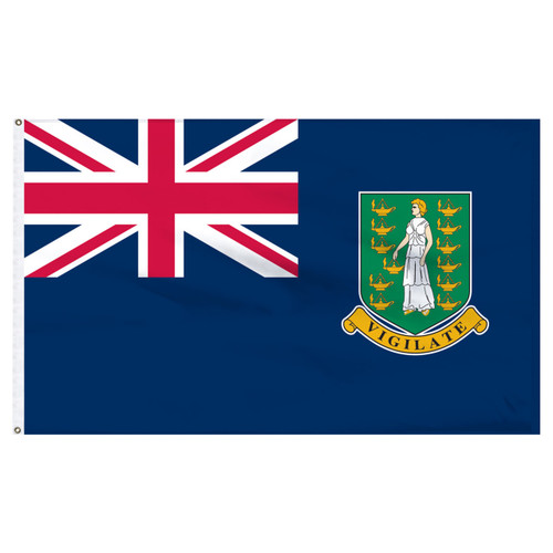 5-Ft. x 8-Ft. British Virgin Islands Nylon Flag