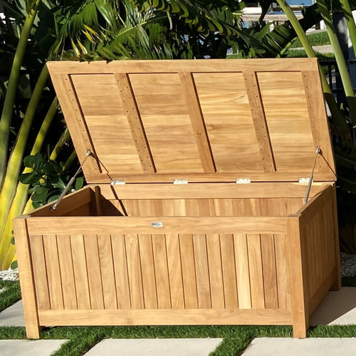 Teak Cushion Storage Box