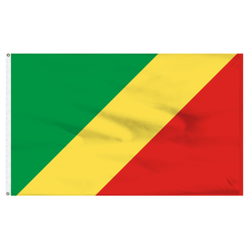 5-Ft. x 8-Ft. Congo Republic Nylon Flag