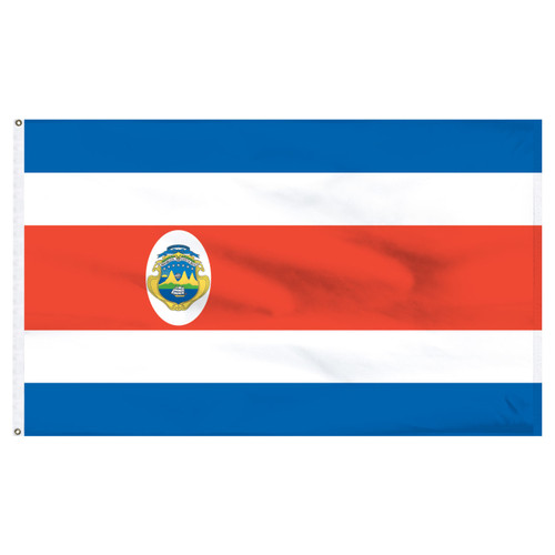 5-Ft. x 8-Ft. Costa Rica Nylon State Flag
