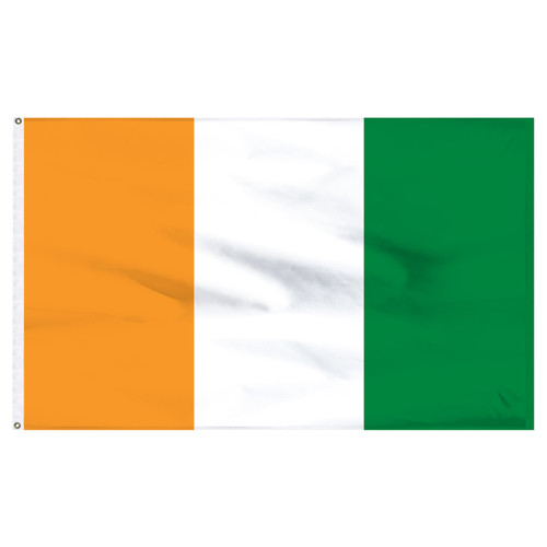 5-Ft. x 8-Ft. Cote D' Ivoire Nylon Flag