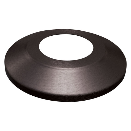 4-Inch Black Aluminum Flash Collar