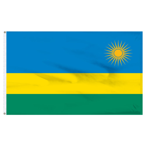 5-Ft. x 8-Ft. Rwanda Nylon Flag