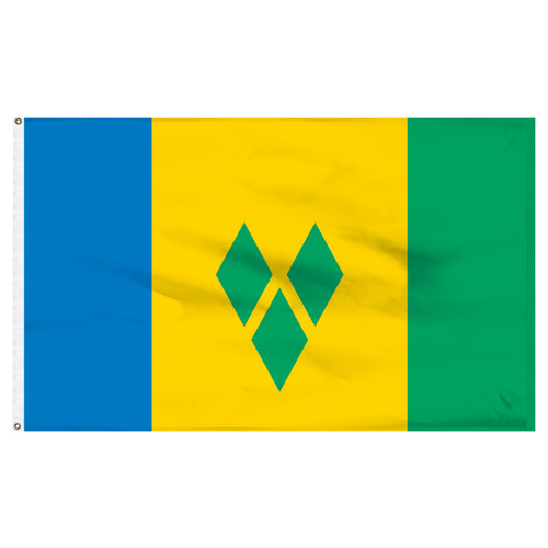 5-Ft. x 8-Ft. St. Vincent and The Grenadines Nylon Flag