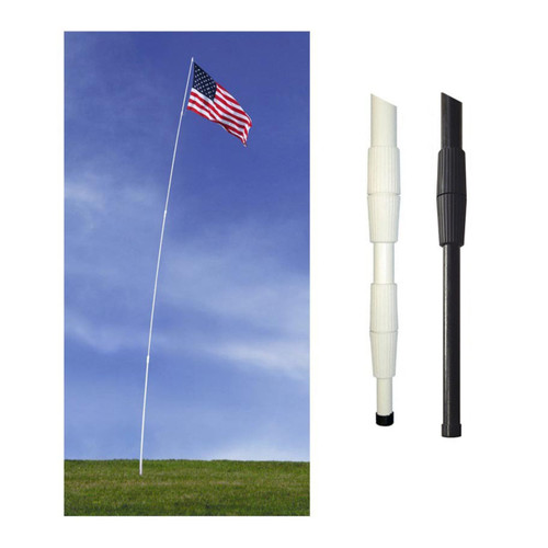 Telescoping SuperFlex Fiberglass Flagpoles